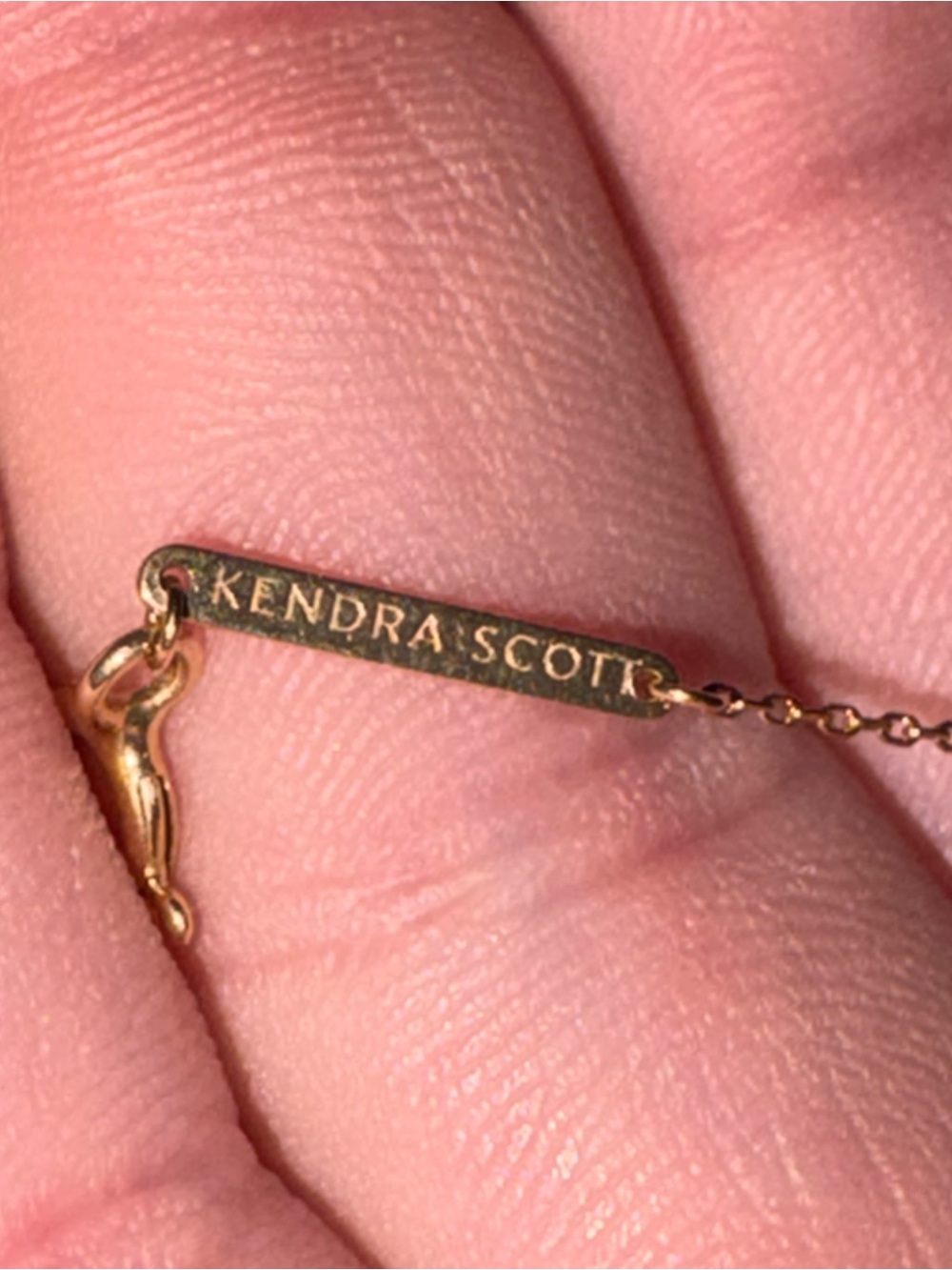 Kendra Scott 14k gold diamond cross necklace - Picture 2 of 5